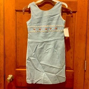 Plum floral blue dress